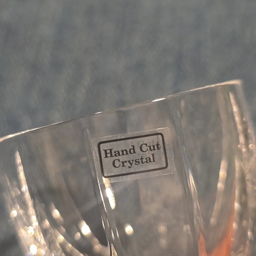 Williams Sonoma Dorset Nick & Nora Hand Cut Crystal Glass, Retail Price $39.95